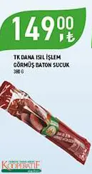 TARIM KREDİ BİRLİK DANA ISIL İŞLEM GÖRMÜŞ BATON SUCUK 380 G